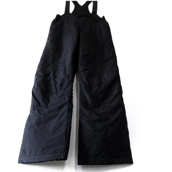PACIFIC TRAIL Water Resistant Snow Bib Ski Pants in Black Medium - Picture 6 of 10